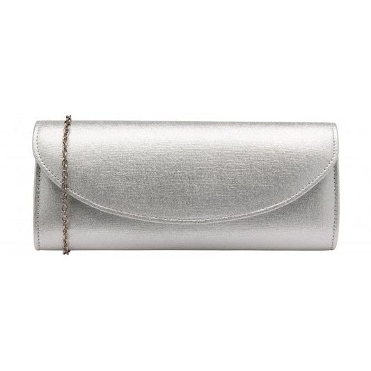  Silver Claire Clutch Bag | Lotus