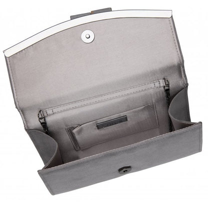  Silver & Diamante Dillard Clutch Bag | Lotus