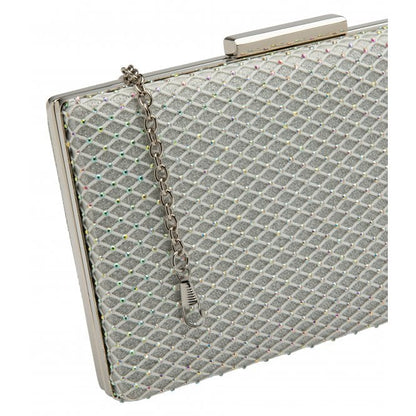  Silver Mara Clutch Bag | Lotus