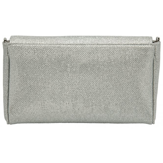  Silver Textile Denise Clutch Bag | Lotus