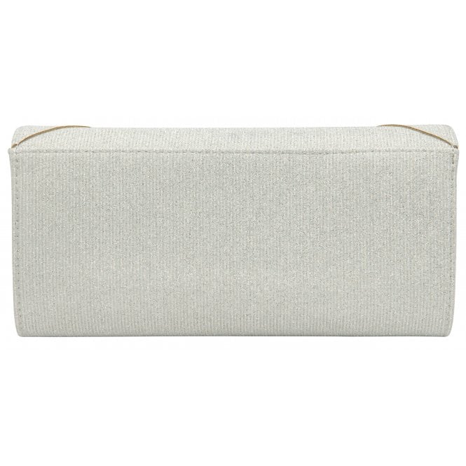  Silver Textile Esmee Clutch Bag | Lotus 