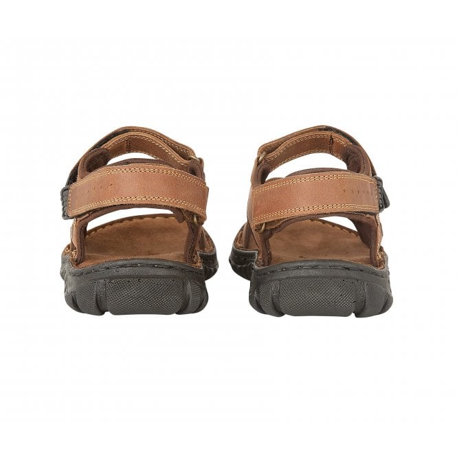  Tan Douglas Strap Sandals | Lotus 