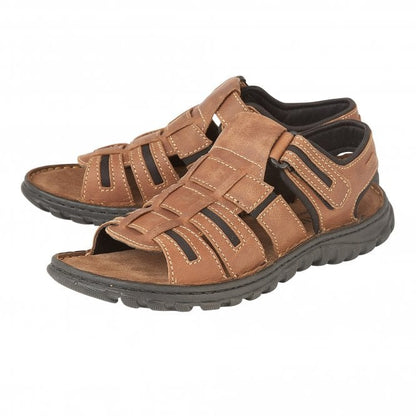  Tan Doyle Strap Sandals | Lotus 