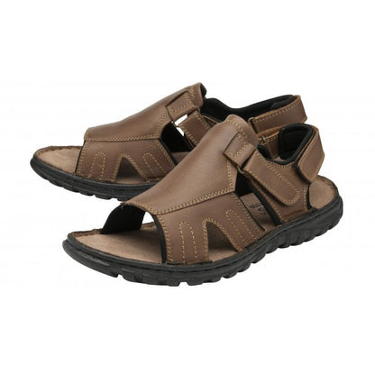  Tan Leather Archie Open-Toe Sandals | Lotus 