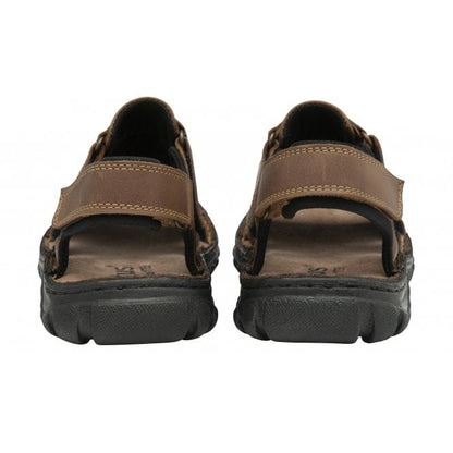  Tan Leather Archie Open-Toe Sandals | Lotus 