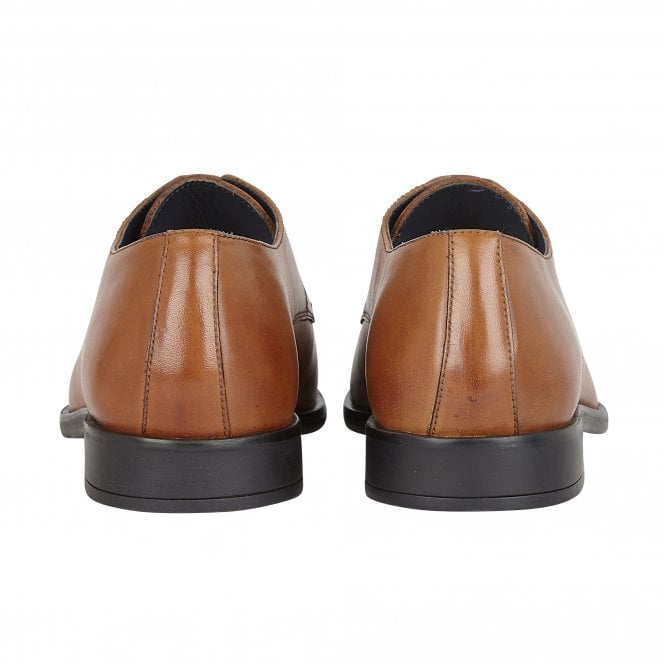  Tan Leather Ivan Lace-Up Derby Shoes | Lotus