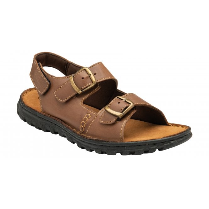  Tan Leather Jasper Raft Sandals | Lotus 