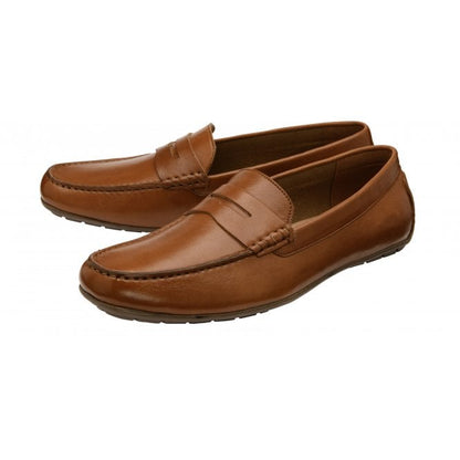  Tan Leather Marcel Loafers | Lotus