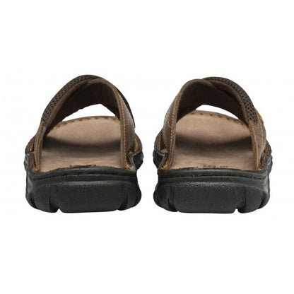  Tan Leather Mikey Mule Sandals | Lotus 