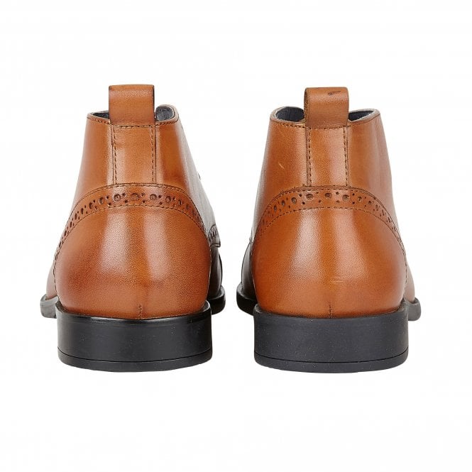  Tan Leather Norris Lace-Up Boots | Lotus