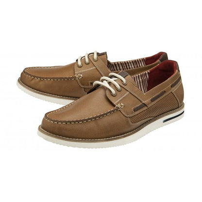  Tan Princeton Deck Shoes | Lotus