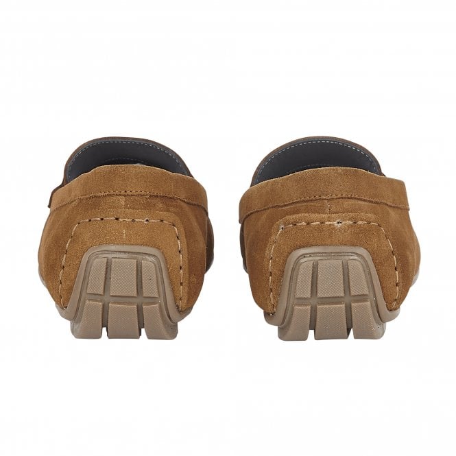  Tan Suede Addison Loafers | Lotus