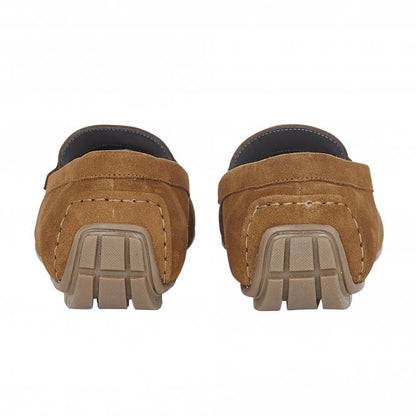 Tan Suede Addison Loafers | Lotus