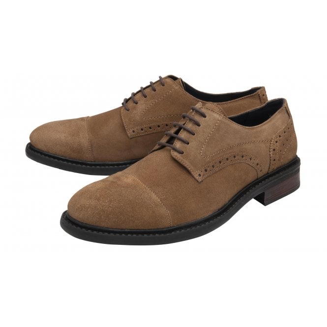  Tan Suede Lexton Lace-Up Shoes | Lotus