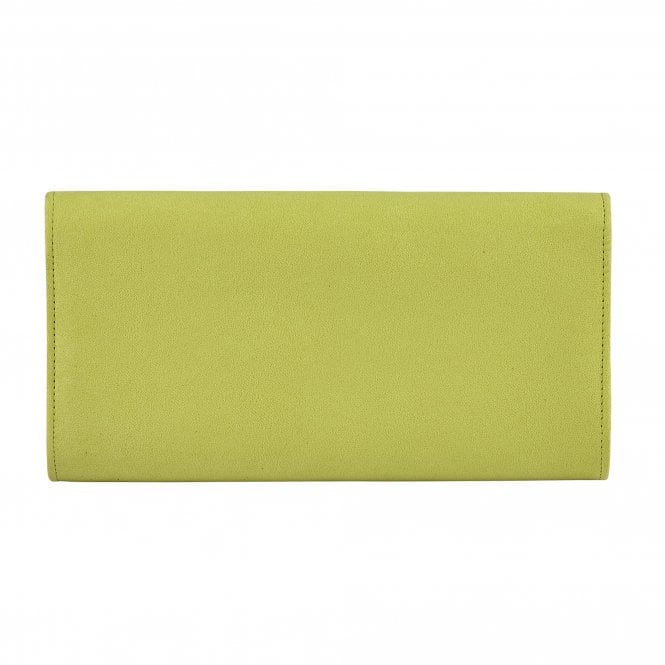  Yellow Microfibre Sommerton Clutch Bag | Lotus