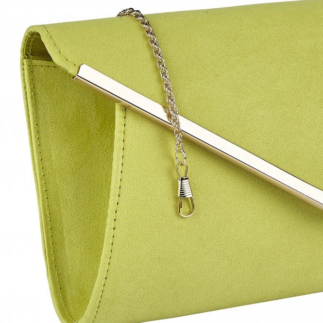  Yellow Microfibre Sommerton Clutch Bag | Lotus