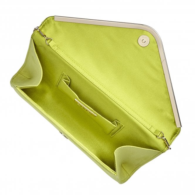 Yellow Microfibre Sommerton Clutch Bag | Lotus